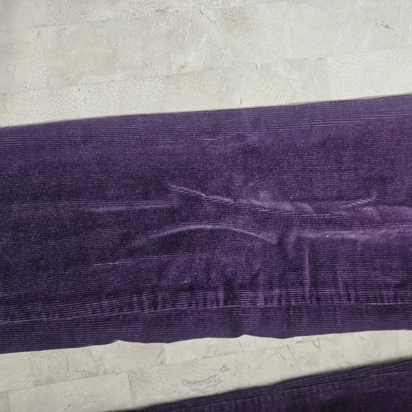 Purple velvet jeans size 26 JBrand - Picture 2 of 5